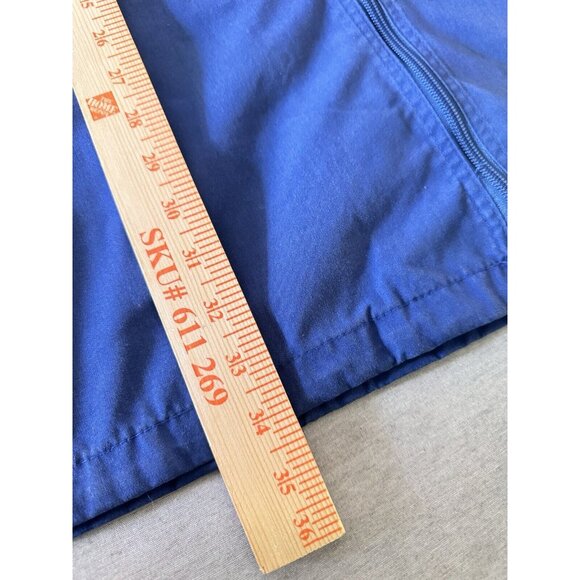 Vintage Sears Parka Nylon Rain Coat Cold Weather Jacket Men’s Sz XL Blue - Picture 6 of 8